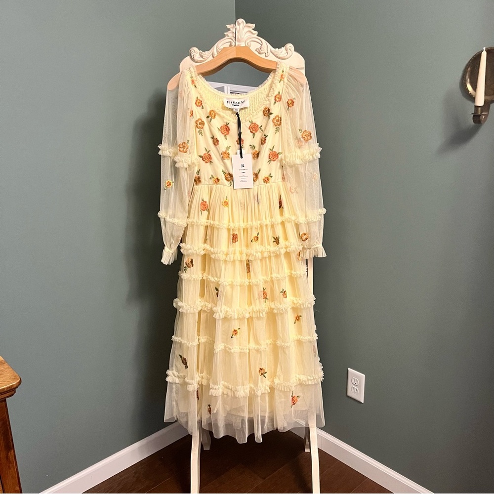 JessaKae Camellia Dress in Buttercream